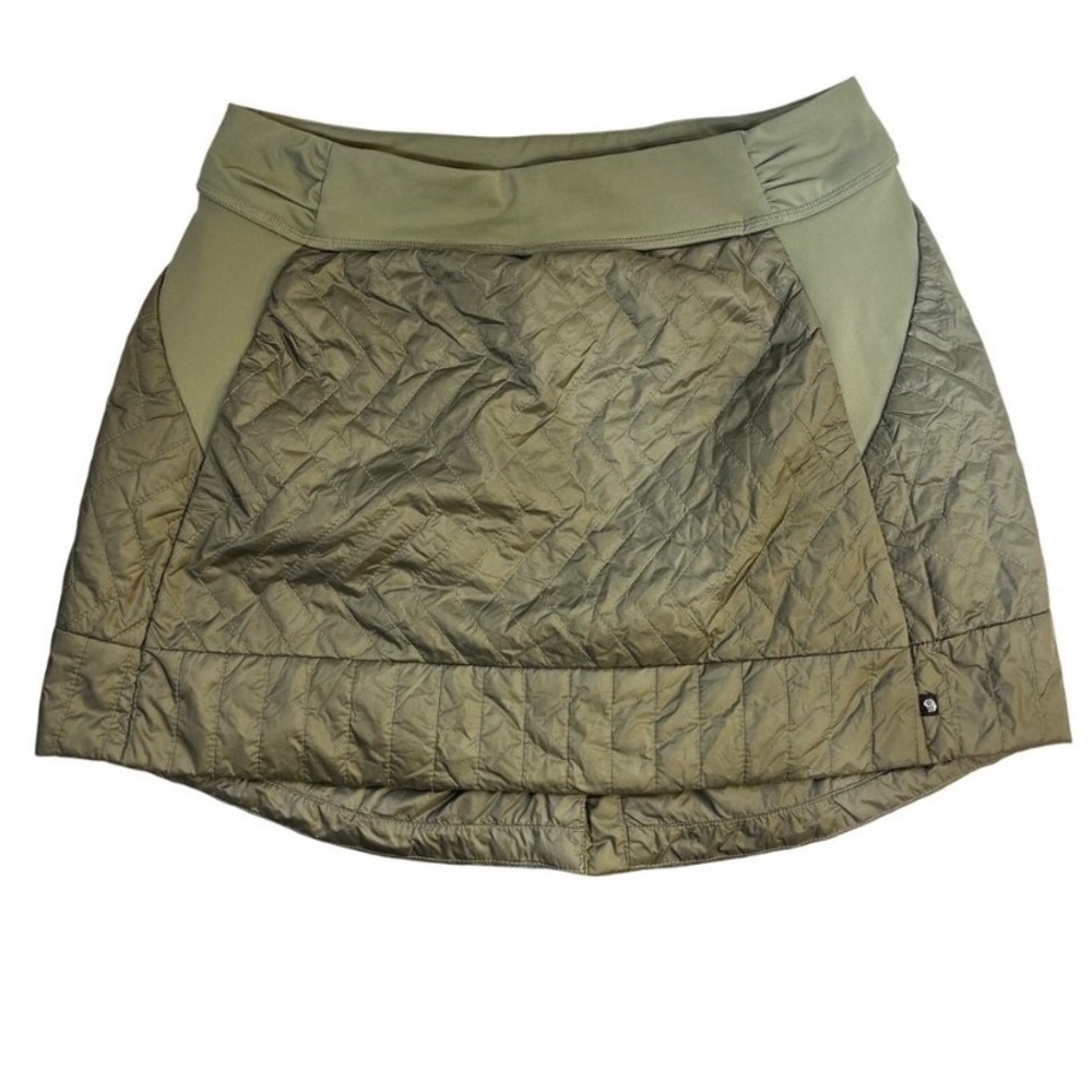 Mountain Hardwear Trekkin Insulated Mini Skirt Women's Med 8/10 Olive Green
